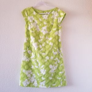 Dressbarn lime green shift dress size 10